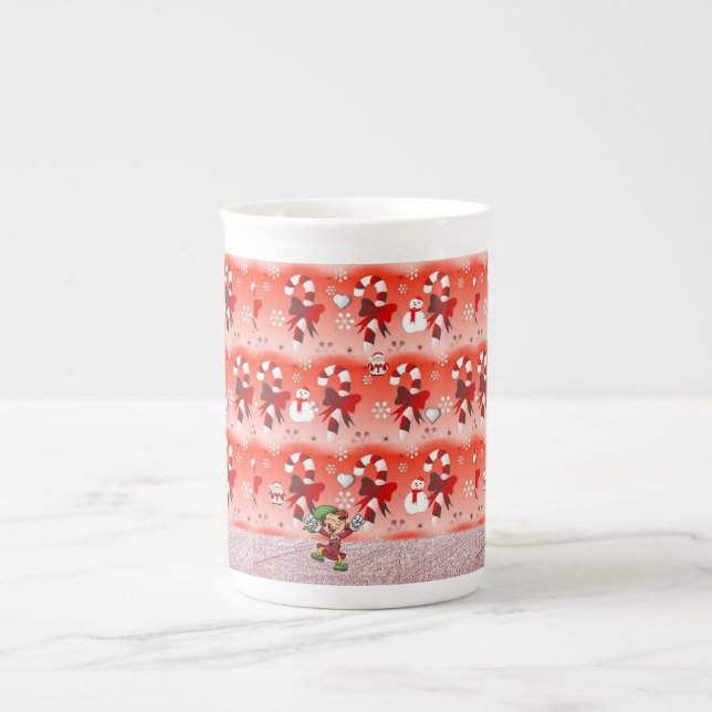 Taza De Porcelana Navidades Mug, Elf (Frente)