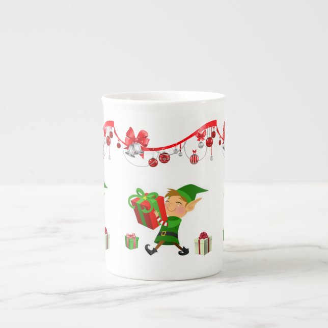 Taza De Porcelana Navidades Mug, Elf, Feliz Navidad (Frente)