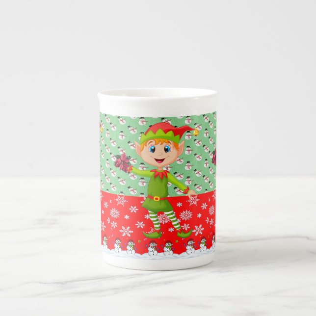 Taza De Porcelana Navidades Mug, Elf, Feliz Navidad (Frente)