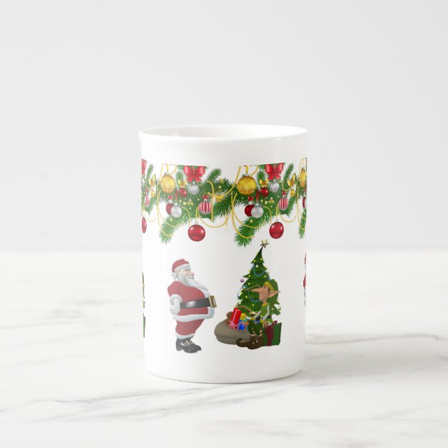 Taza De Porcelana Navidades Mug, Elf, Feliz Navidad (Frente)