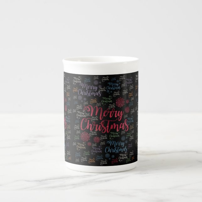 Taza De Porcelana Navidades Mug, Feliz Navidad (Frente)