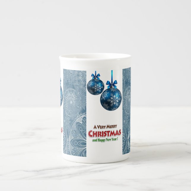 Taza De Porcelana Navidades Mug, Feliz Navidad (Frente)