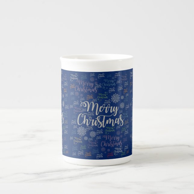 Taza De Porcelana Navidades Mug, Feliz Navidad (Frente)