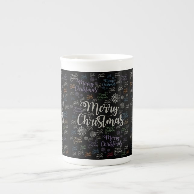 Taza De Porcelana Navidades Mug, Feliz Navidad (Frente)