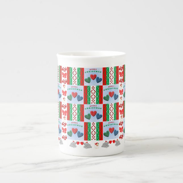 Taza De Porcelana Navidades Mug, Feliz Navidad (Frente)