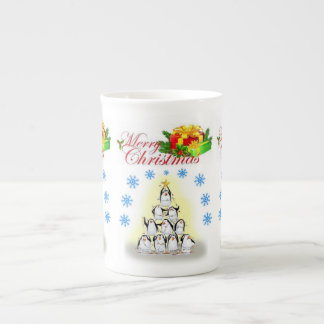 Taza De Porcelana Navidades Mug, Feliz Navidad, Pingüino