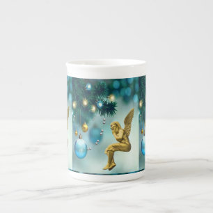 Taza De Porcelana Navidades Mug, Navidades Angel, Feliz Navidad