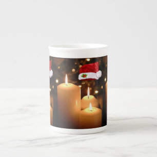 Taza De Porcelana Navidades Mug, Navidades Candle