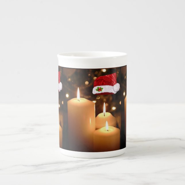 Taza De Porcelana Navidades Mug, Navidades Candle (Frente)