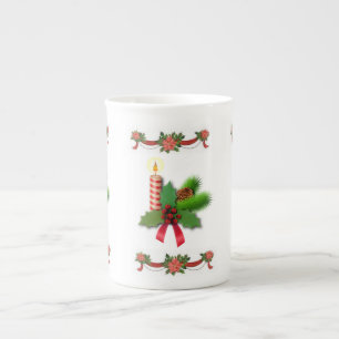 Taza De Porcelana Navidades Mug, Navidades Candle