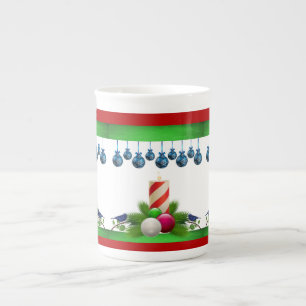Taza De Porcelana Navidades Mug, Navidades Candle