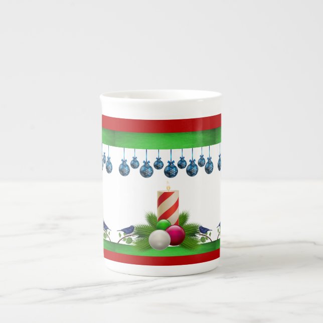 Taza De Porcelana Navidades Mug, Navidades Candle (Frente)