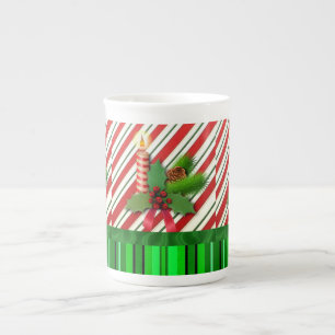 Taza De Porcelana Navidades Mug, Navidades Candle