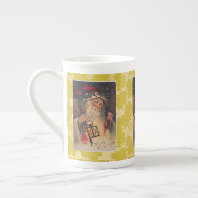 Taza De Porcelana Navidades Mug, Papá Noel, Feliz Navidad (Izquierda)