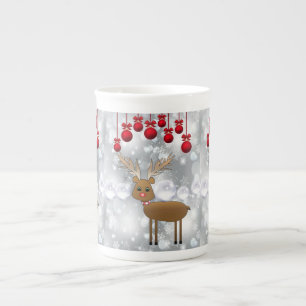 Taza De Porcelana Navidades Mug, reno