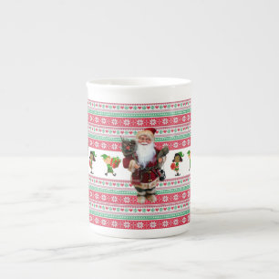Taza De Porcelana Navidades Mug, Santa