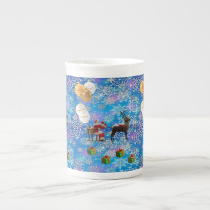 Taza De Porcelana Navidades Mug, Santa