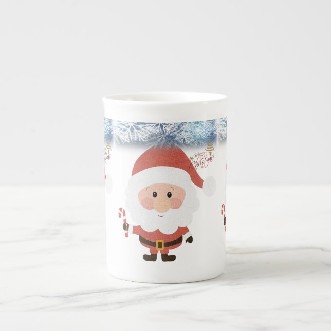 Taza De Porcelana Navidades Mug, Santa (Frente)