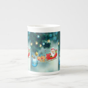Taza De Porcelana Navidades Mug, Santa