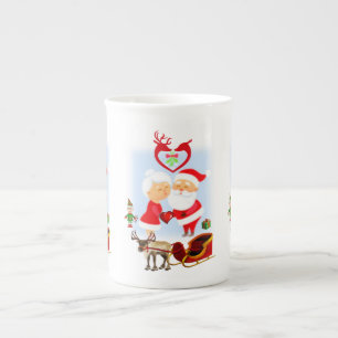 Taza De Porcelana Navidades Mug, Santa