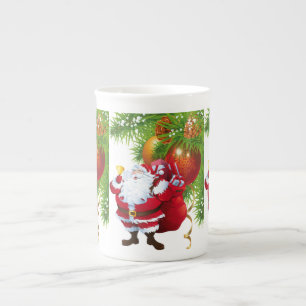 Taza De Porcelana Navidades Mug, Santa