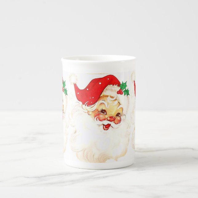 Taza De Porcelana Navidades Mug, Santa (Frente)