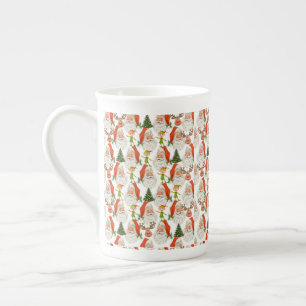 Taza De Porcelana Navidades Mug, Santa, Feliz Navidad