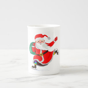 Taza De Porcelana Navidades Mug Santa Gift