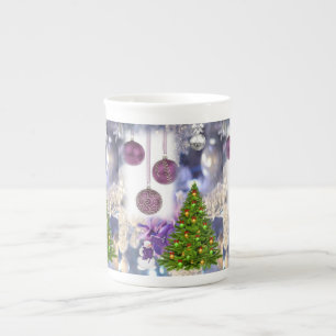 Taza De Porcelana Navidades Mug Snowman