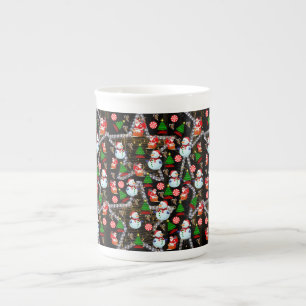 Taza De Porcelana Navidades Mug Snowman