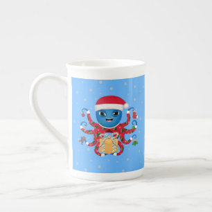 Taza De Porcelana Navidades Octopus China Mug