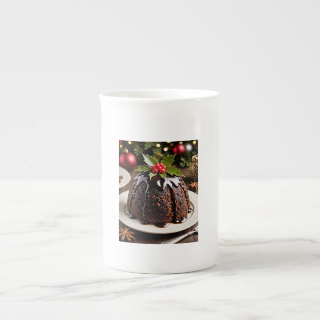 Taza De Porcelana Navidades pudding mug (Frente)