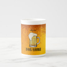 Negocio de bar logo de cerveza vintage tienda