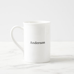 Taza De Porcelana Negocio Profesional Sencillo