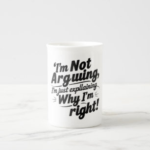 Taza De Porcelana No estoy discutiendo, sólo estoy explicando por qu