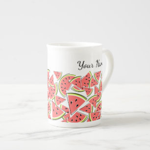 Taza De Porcelana Nombre de sandía