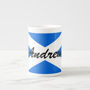 Taza De Porcelana Nombre personalizado de la marca escocesa mugcn