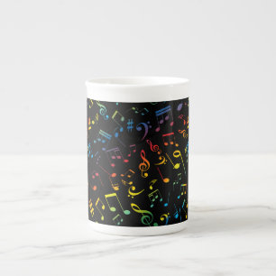 Taza De Porcelana Notas musicales 5
