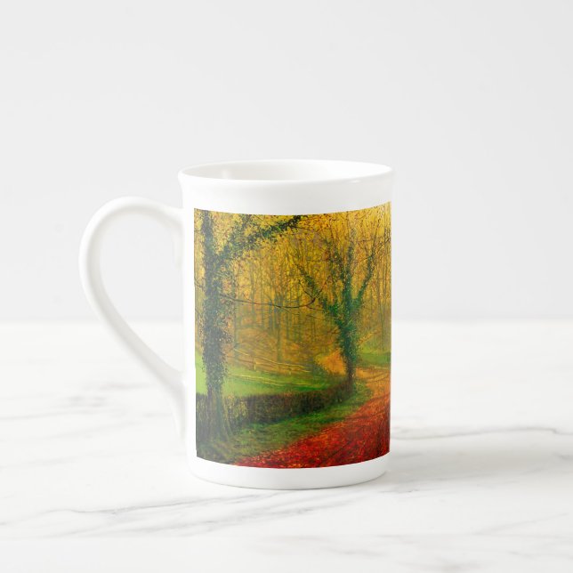 Taza De Porcelana Noviembre por la tarde Stapleton Park Grimshaw (Izquierda)