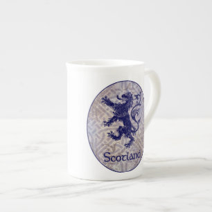 Taza De Porcelana Nudo desenfrenado escocés del Celtic de los azule