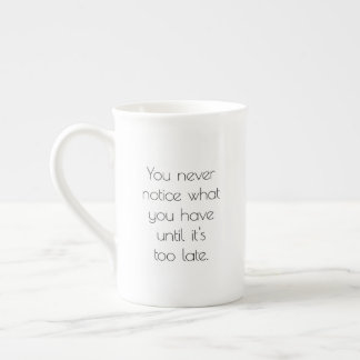 Taza De Porcelana Nunca se nota Mug de especialidad