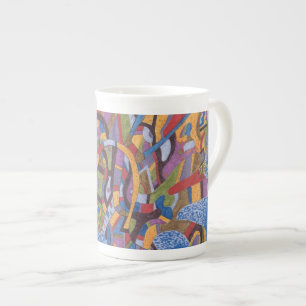 Taza De Porcelana "Octopus espacial" Resumen