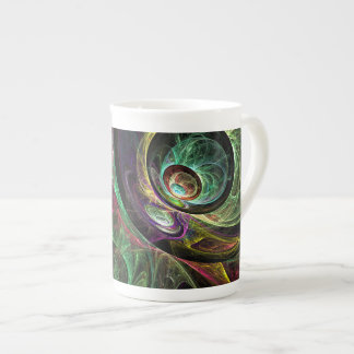 Taza De Porcelana Ojo a ojo Resumen arte
