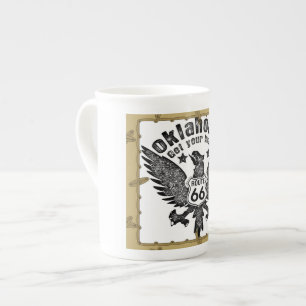 Taza De Porcelana Oklahoma Obtener sus Kicks Route 66