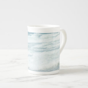 Taza De Porcelana Olas de Delray Beach en movimiento
