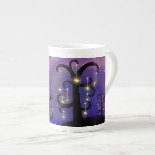 Taza De Porcelana Orchard de Stars Specialty Mug