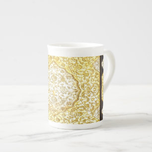 Taza De Porcelana Oro sagrado de otoño