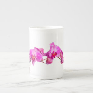 Taza De Porcelana Orquídea