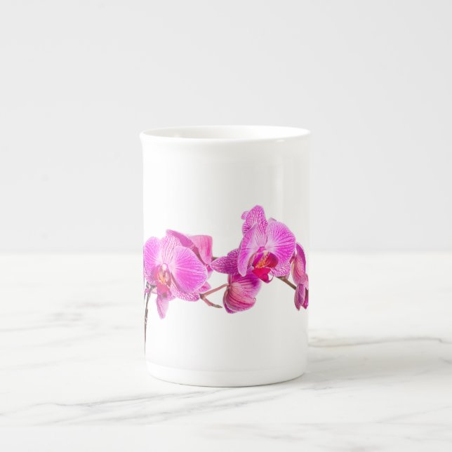 Taza De Porcelana Orquídea (Frente)