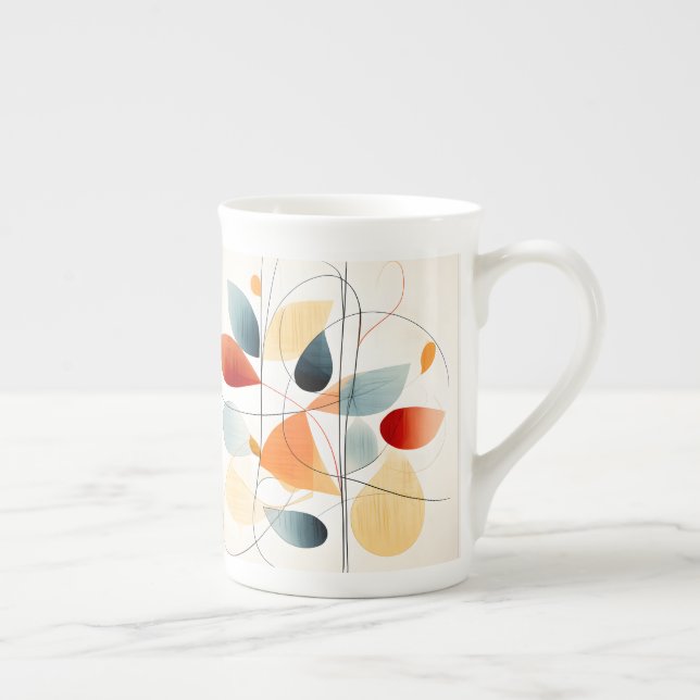 Taza De Porcelana Otoño deja buen tazón en China (Derecha)